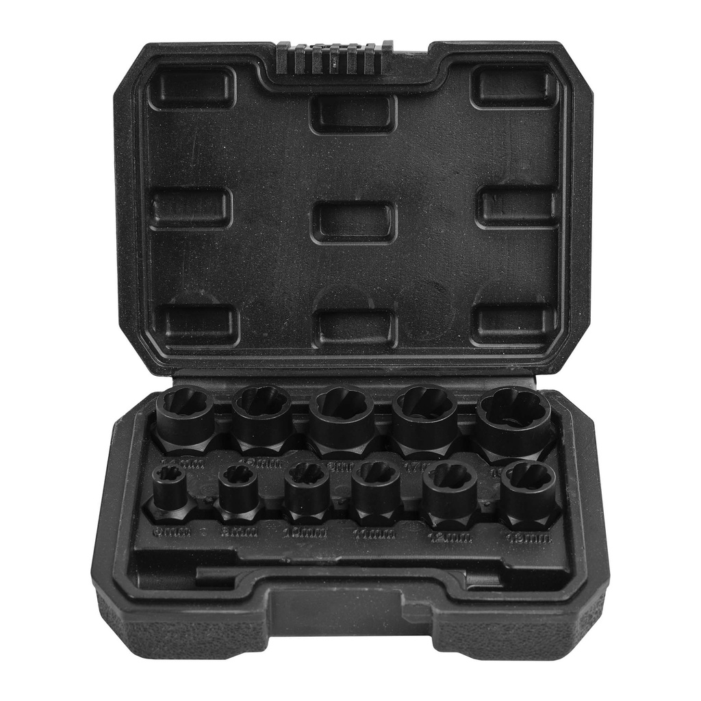 ESTUCHE VASOS 3/8",P/EXT.TUERCA