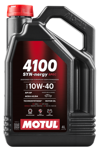 [MOT112892] 4100 SYN-NERGY SPEC 10W40,5L.