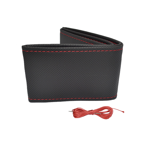 [POOACDK202] FUNDA VOLANTE CUSTOM NEGRO H/ROJ